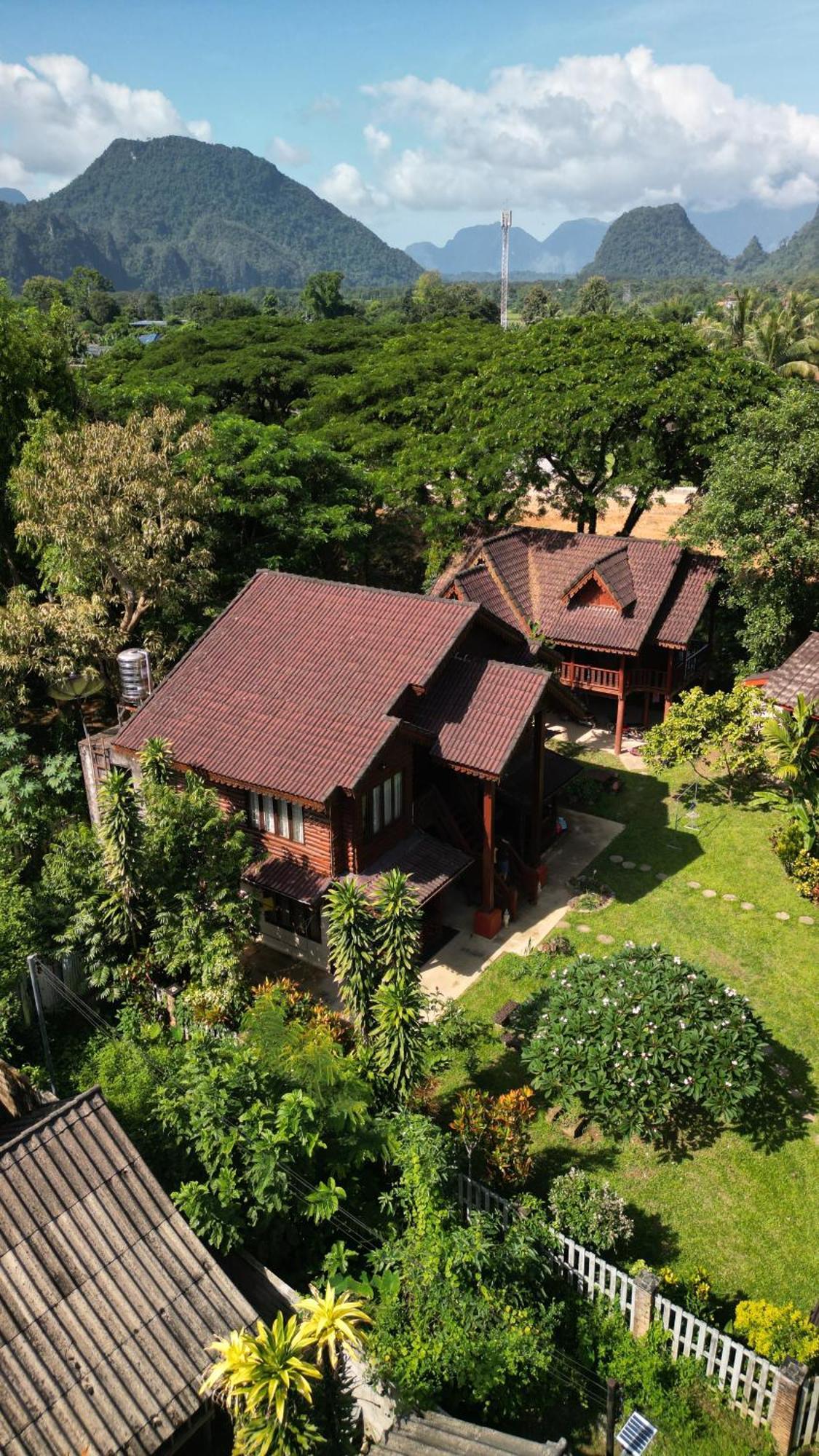 Namsong Bridge Bungalows Vang Vieng Exterior foto